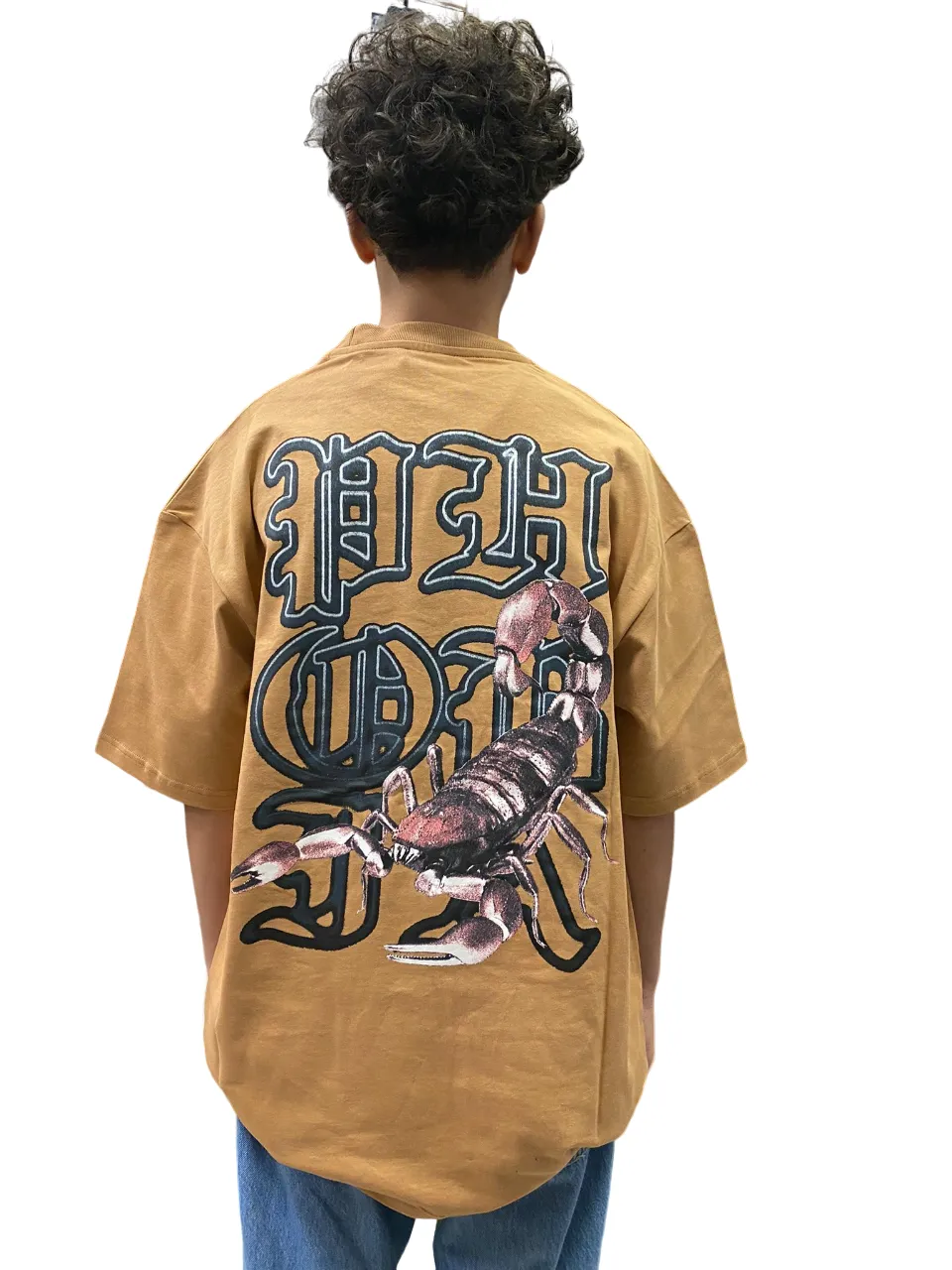 Phobia T-shirt unisex terracotta con Scorpione PH00218 Travel Light