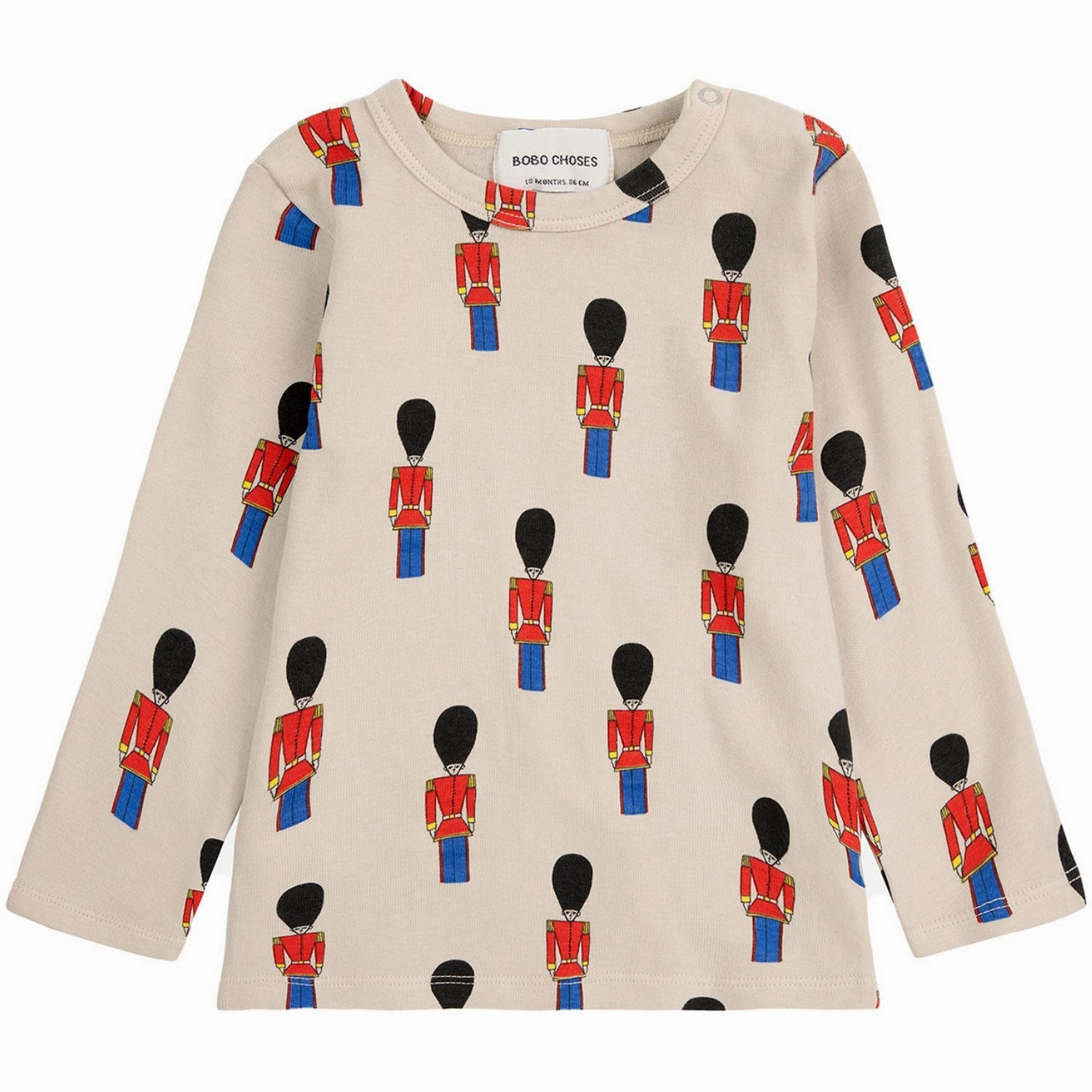 mix and match Bobo Choses Offwhite Little Tin Soldiers All Over Tight Blouse