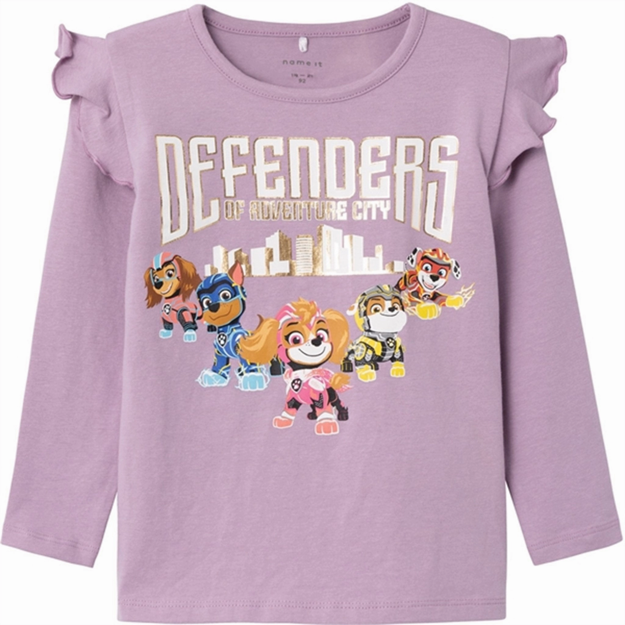 Monochrome Palette Name it Lavender Mist Odenina Paw Patrol Blouse