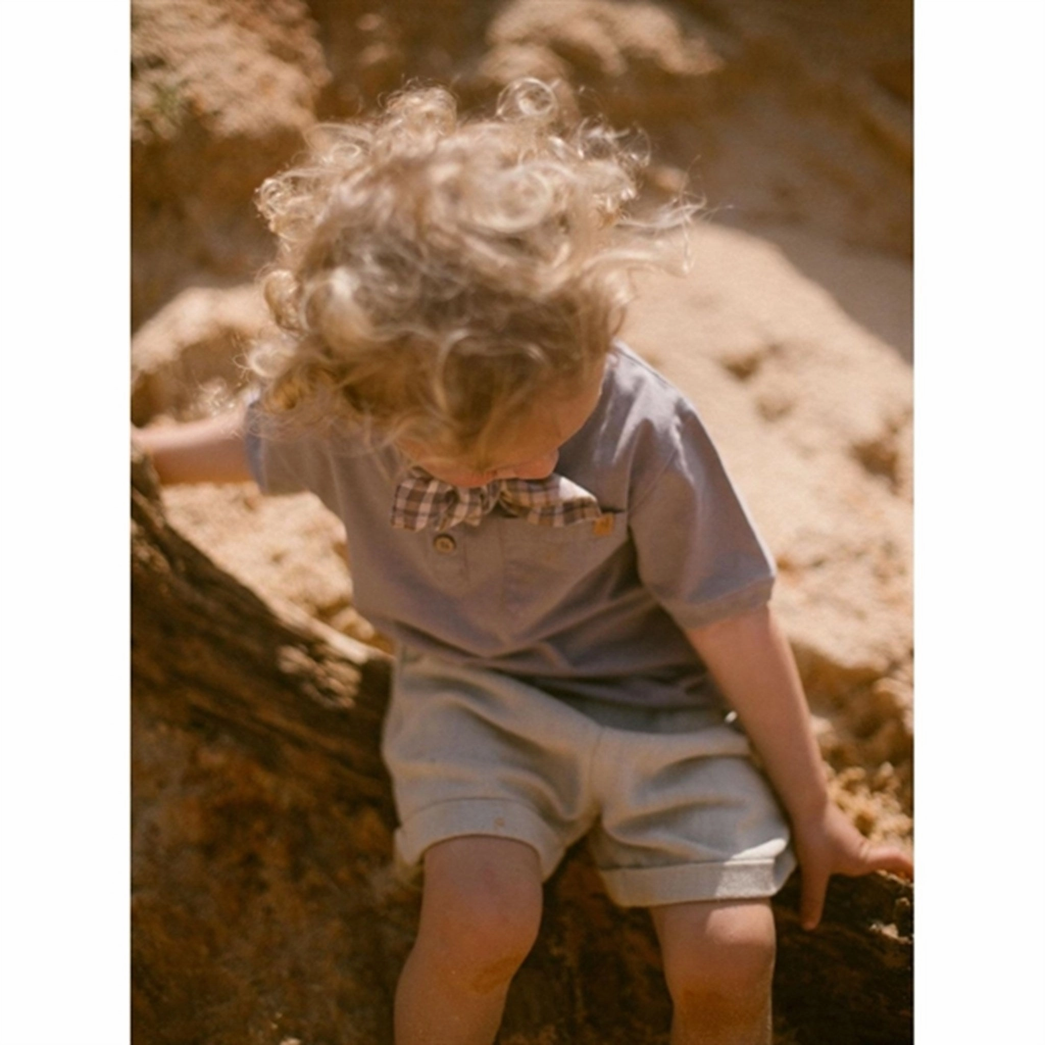 Subtle Logo Placement Lil'Atelier Silver Filigree Noro Dal T-Shirt