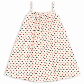 Ruffle-Detail Konges Sl?jd Coeur Color?? Basic Strap Dress Gots