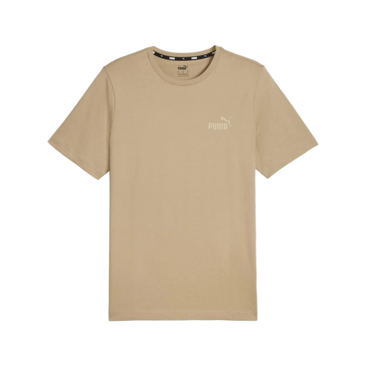 Puma maglietta manica corta da uomo con stampa logo piccolo ESS 586669-78 tortora Timeless Appeal Soft and Lightweight