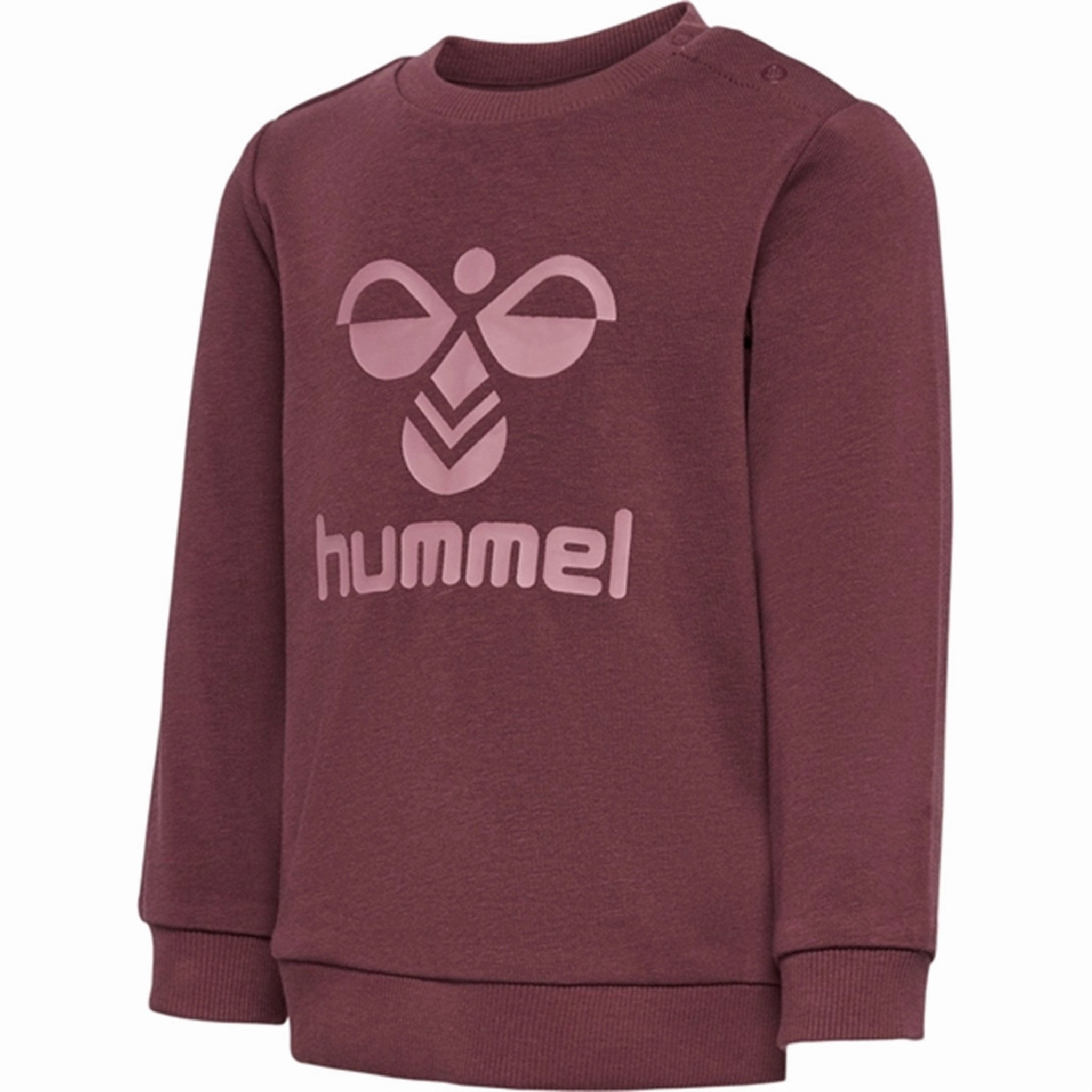 Hummel Catawba Grape Arine Crewsuit Breathable Mesh Panels Asymmetric Collar Padding