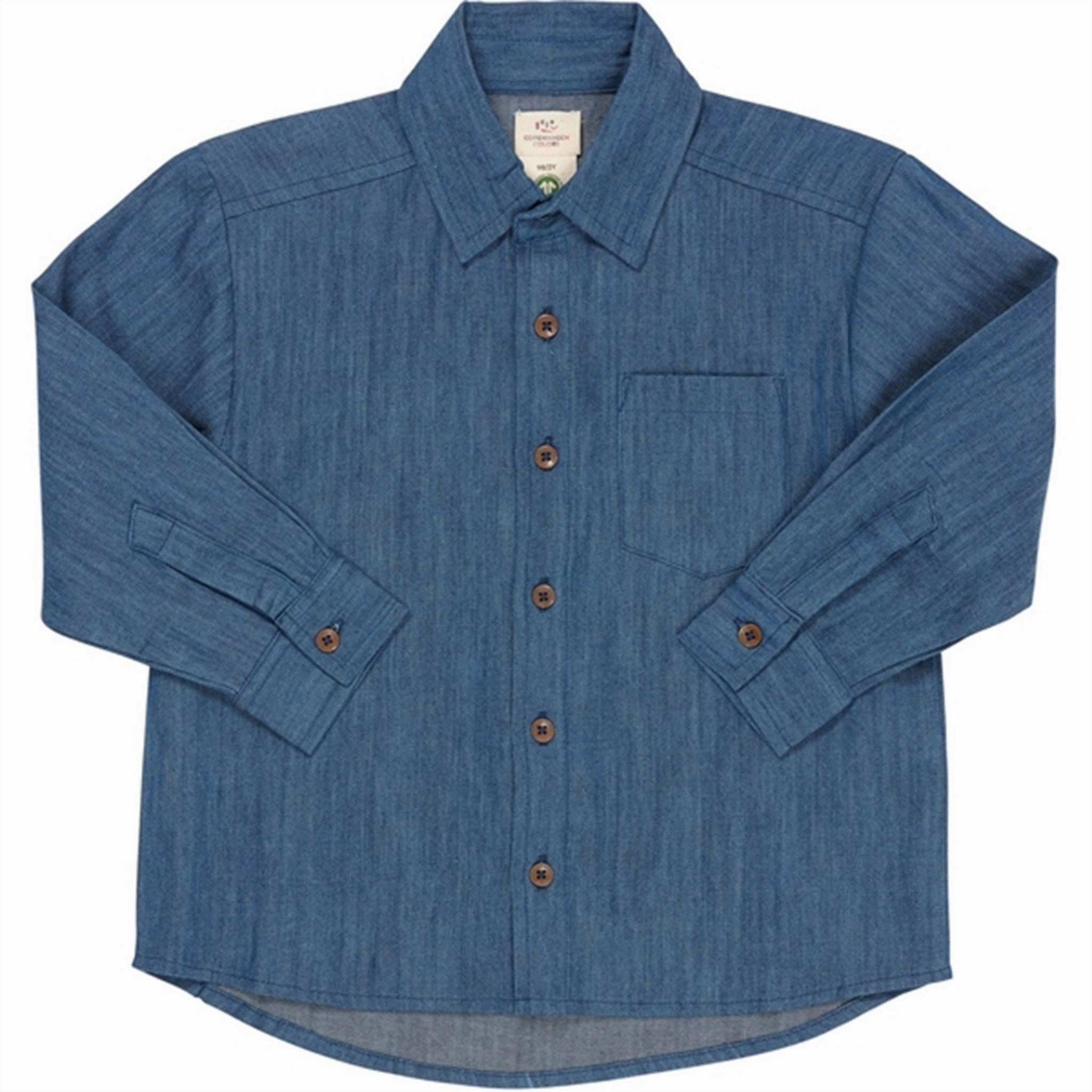 Copenhagen Colors Lt Denim Blue Denim Classic Shirt Quick Release Cuffs