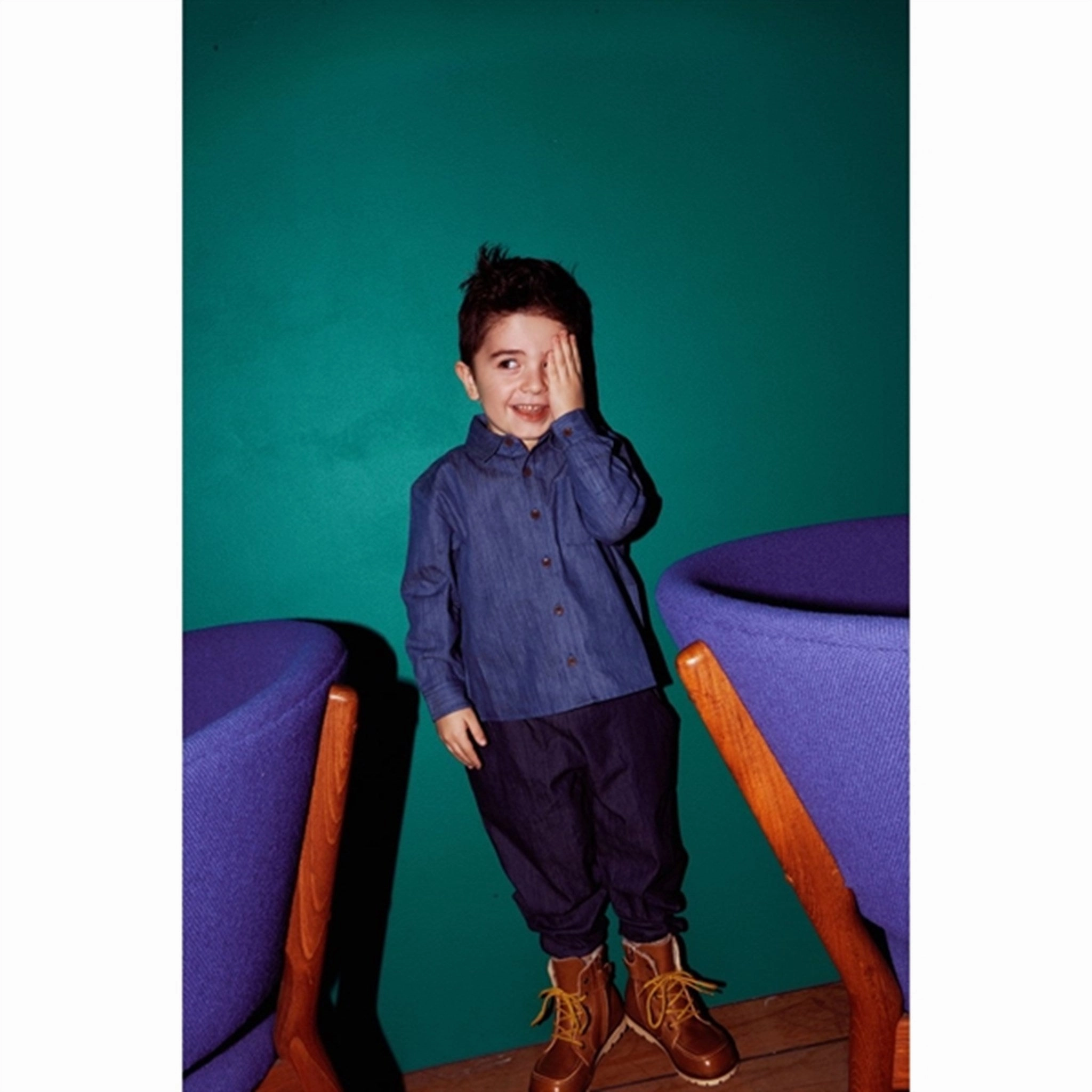 Comfort Wear Copenhagen Colors Lt Denim Blue Denim Classic Shirt