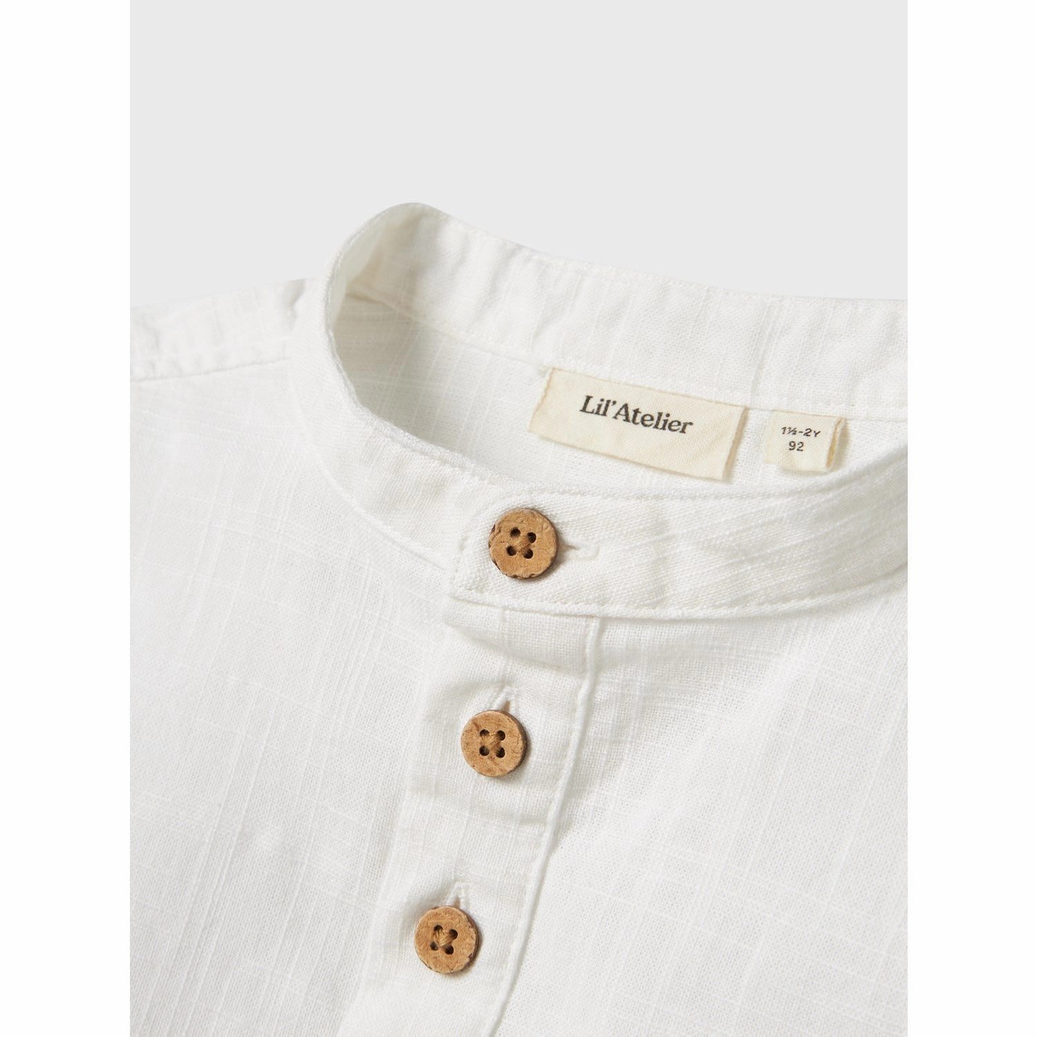 Smooth Finish Country Charm Lil'Atelier Coconut Milk Nmmhugo Ss Loose Shirt Lil