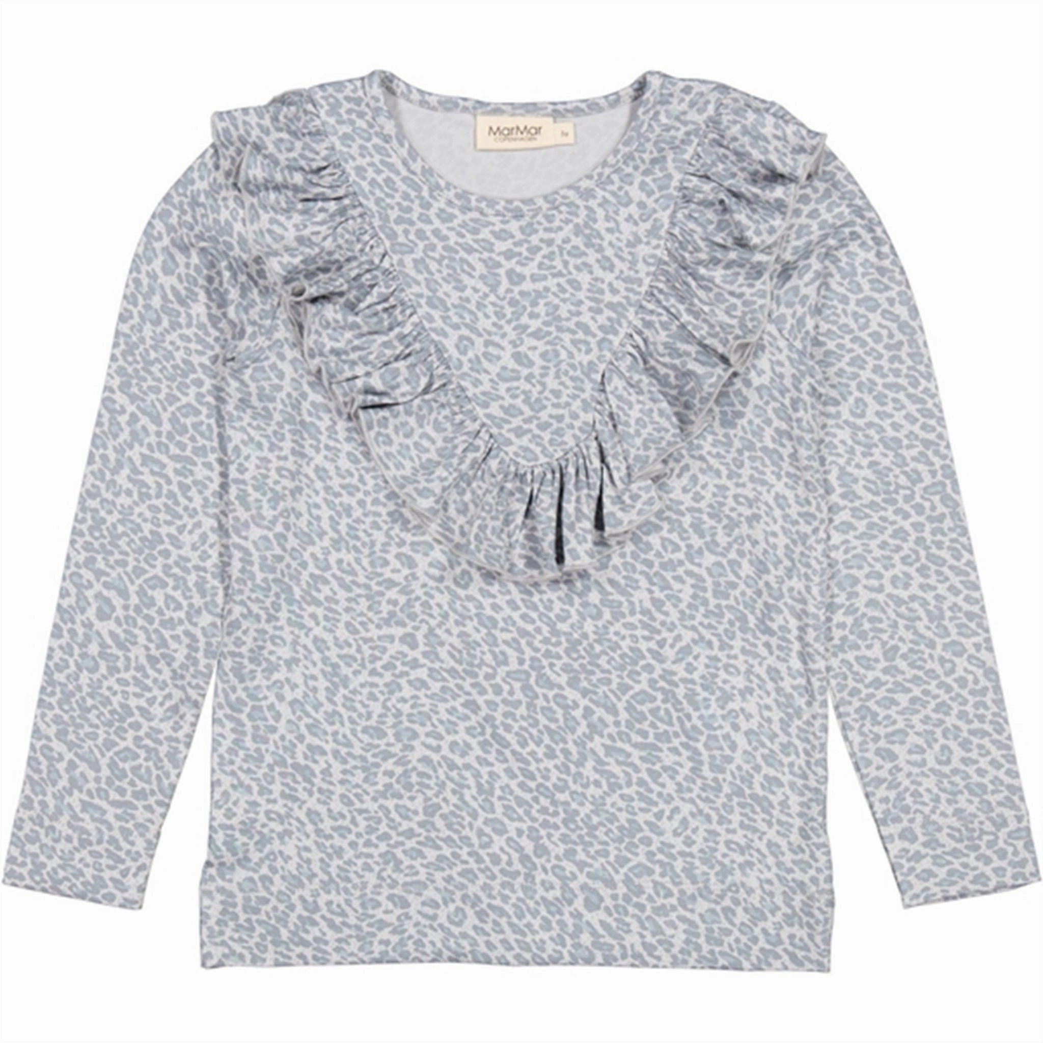 MarMar Leo Ocean Leo Taren Blouse Cuffed hem Polished Placket