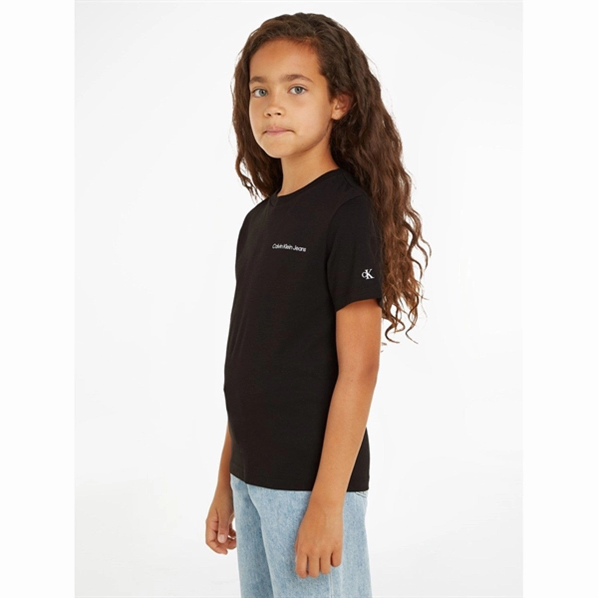 City Smart Look Urban Outfit Calvin Klein Chest Inst. Logo T-Shirt Ck Black