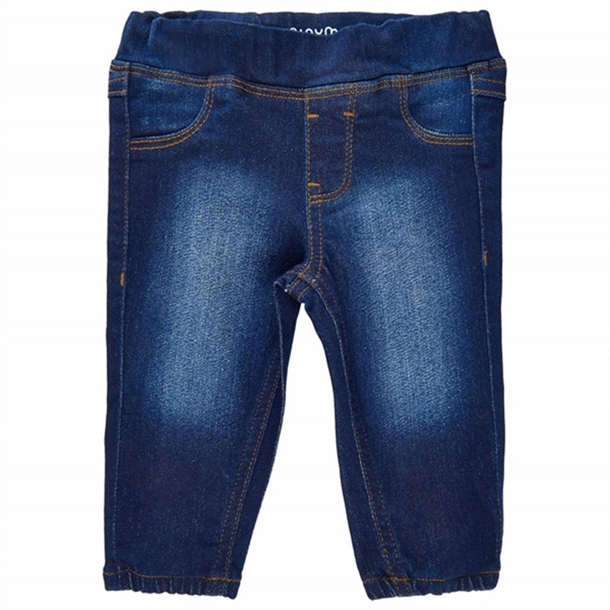 Minymo Dark Blue Denim Jeans Stretch Loose Fit NOOS Work Meeting Unisex Wear Weekend Warrior