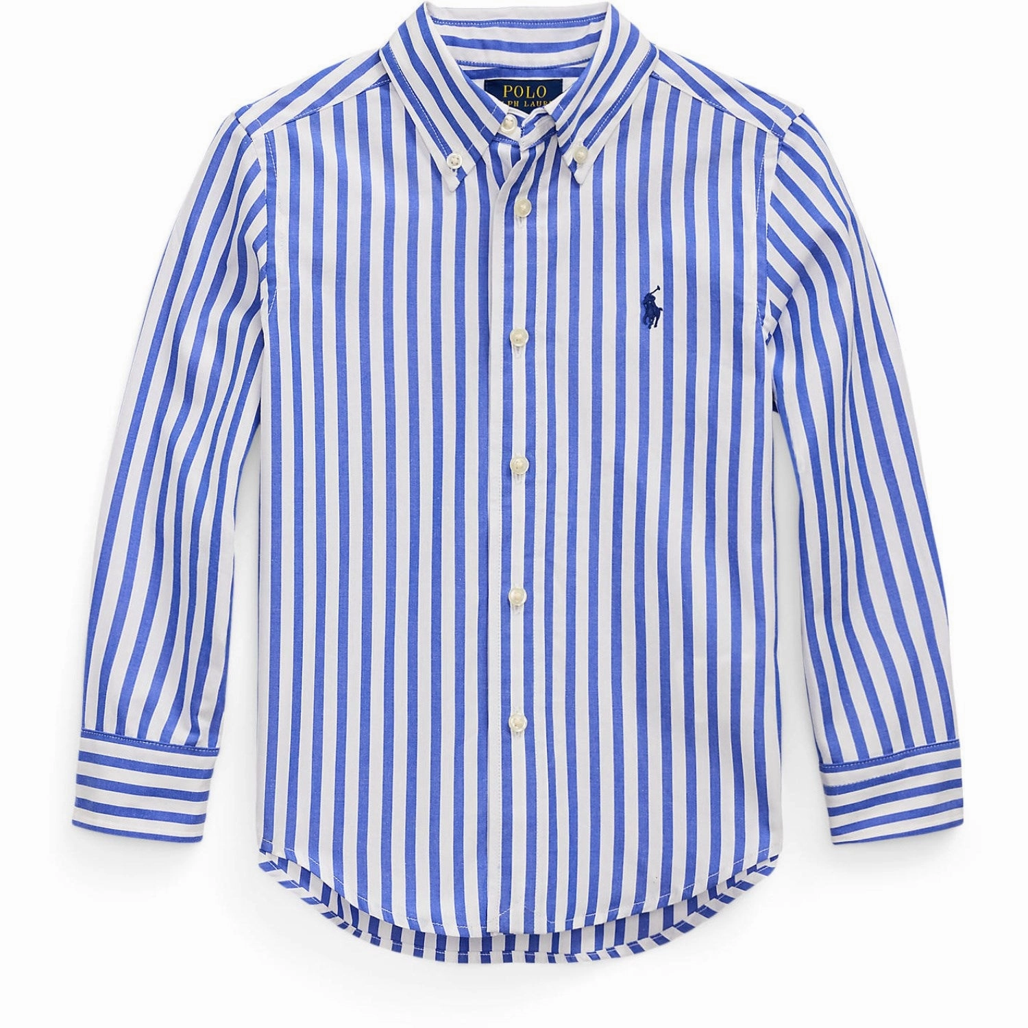 Polo Ralph Lauren B5171 White/Blue Boy Sport Shirt Odor control Ergonomic Back Panel