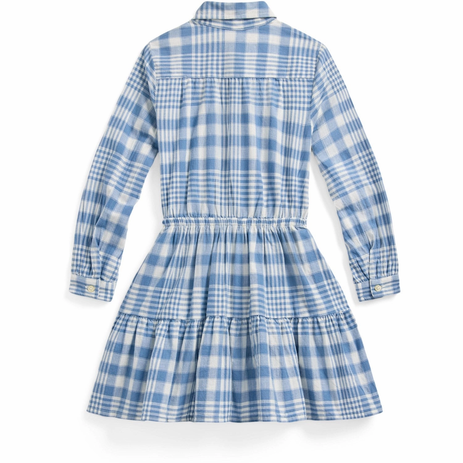 Feminine Vibe Quick Match Polo Ralph Lauren Blue Cream Day Dress