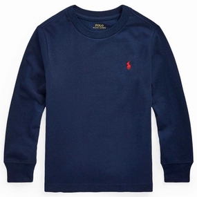 Polo Ralph Lauren Boy Long Sleeved Blouse Cruise Navy Unisex Design