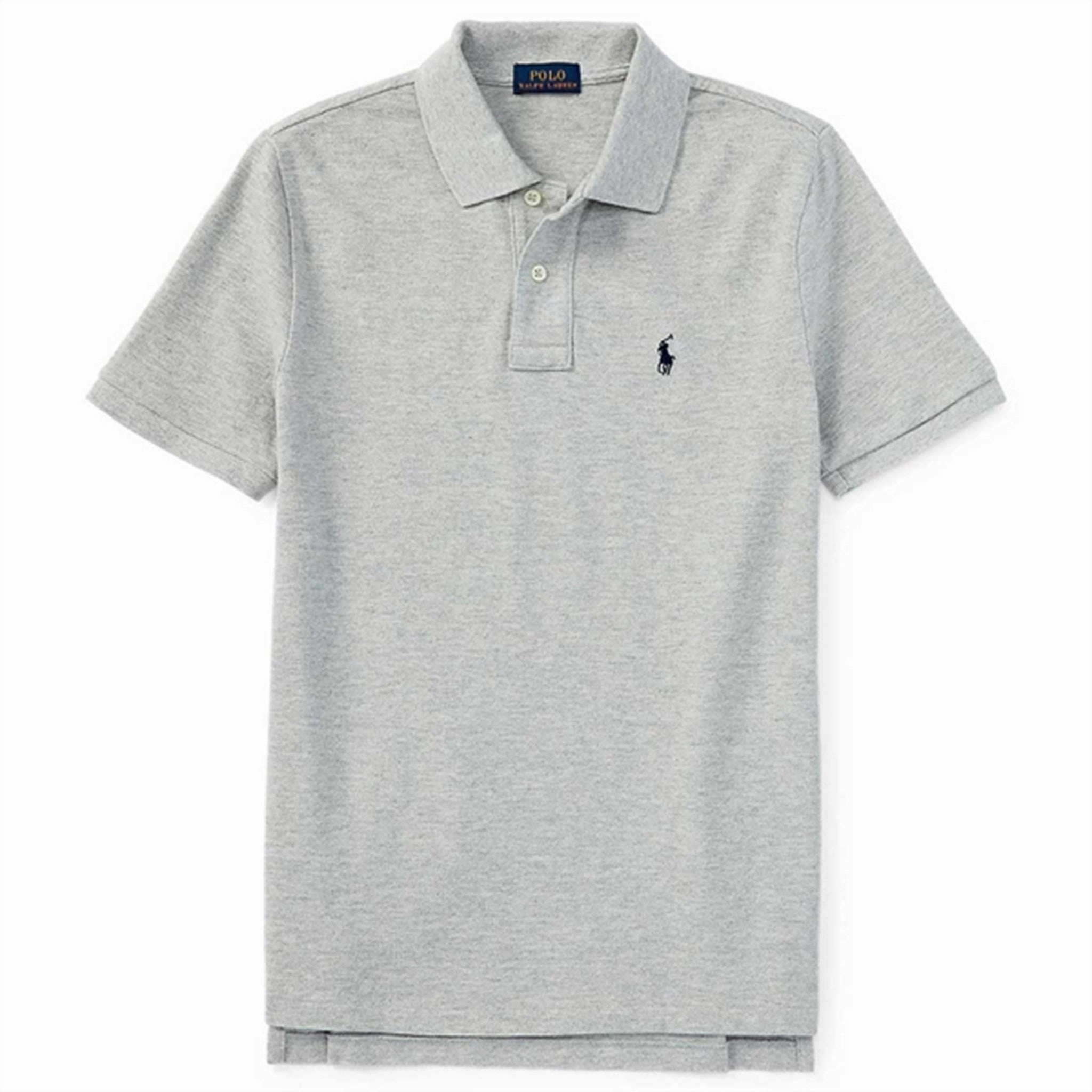 Polo Ralph Lauren Boy Short Sleeved Classic Polo New Grey Heather Everyday Basic golf club