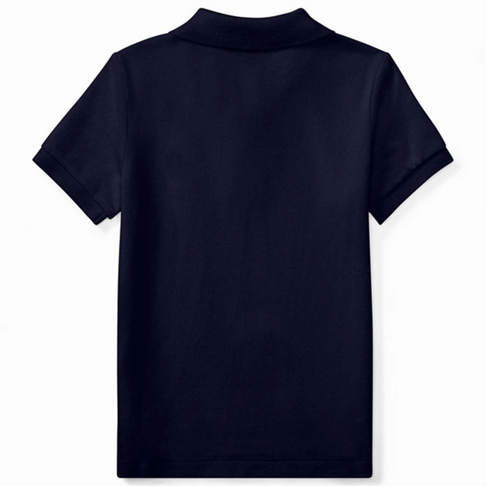Minimalist Style Seamless Shoulder Polo Ralph Lauren Boy Short Sleeved Polo Refined Navy