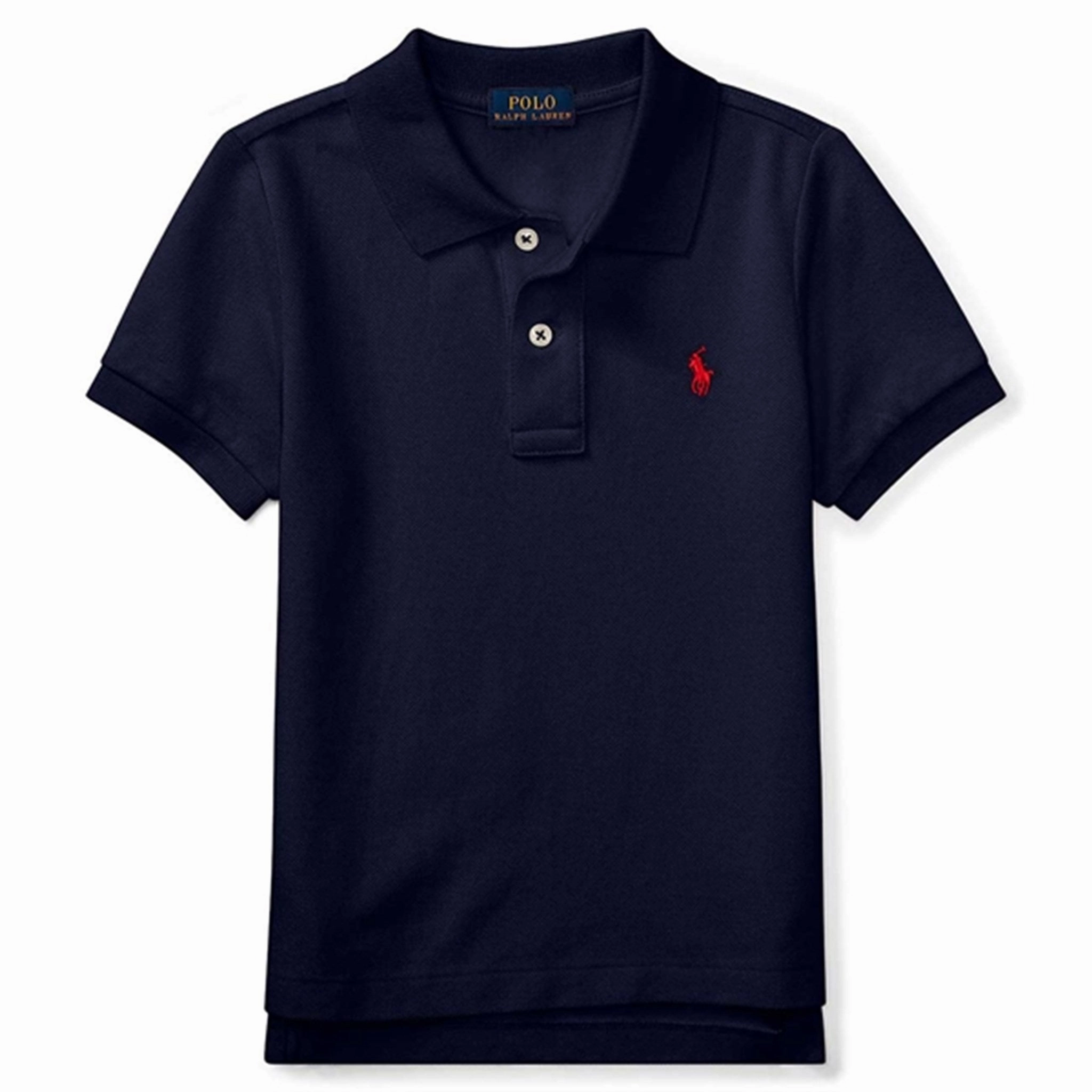 Weekend Vibes ComfortStretch Collar Polo Ralph Lauren Boy Short Sleeved Polo Refined Navy