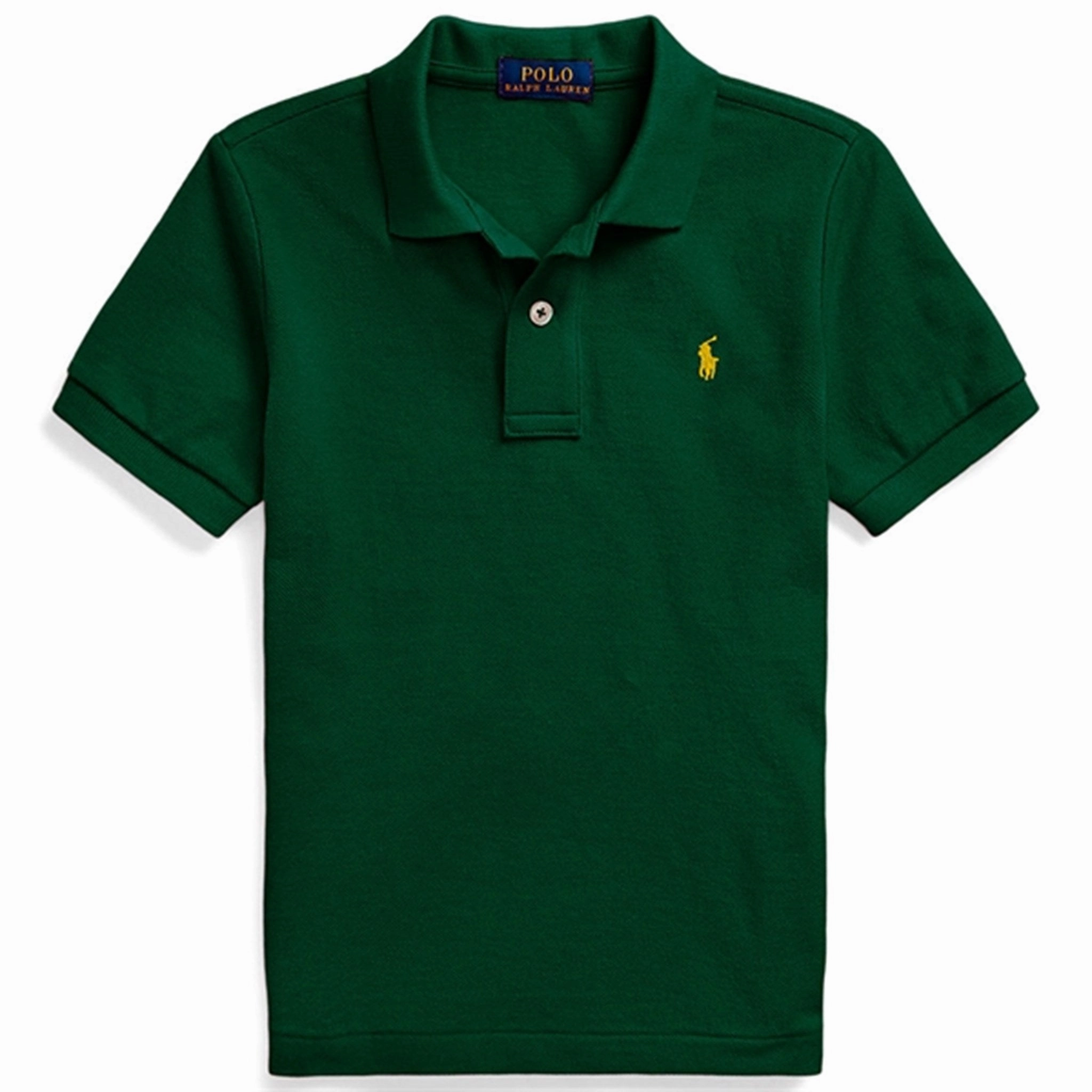 Athletic Cut Polo Ralph Lauren Boy Slim Polo T-Shirt Moss Agate