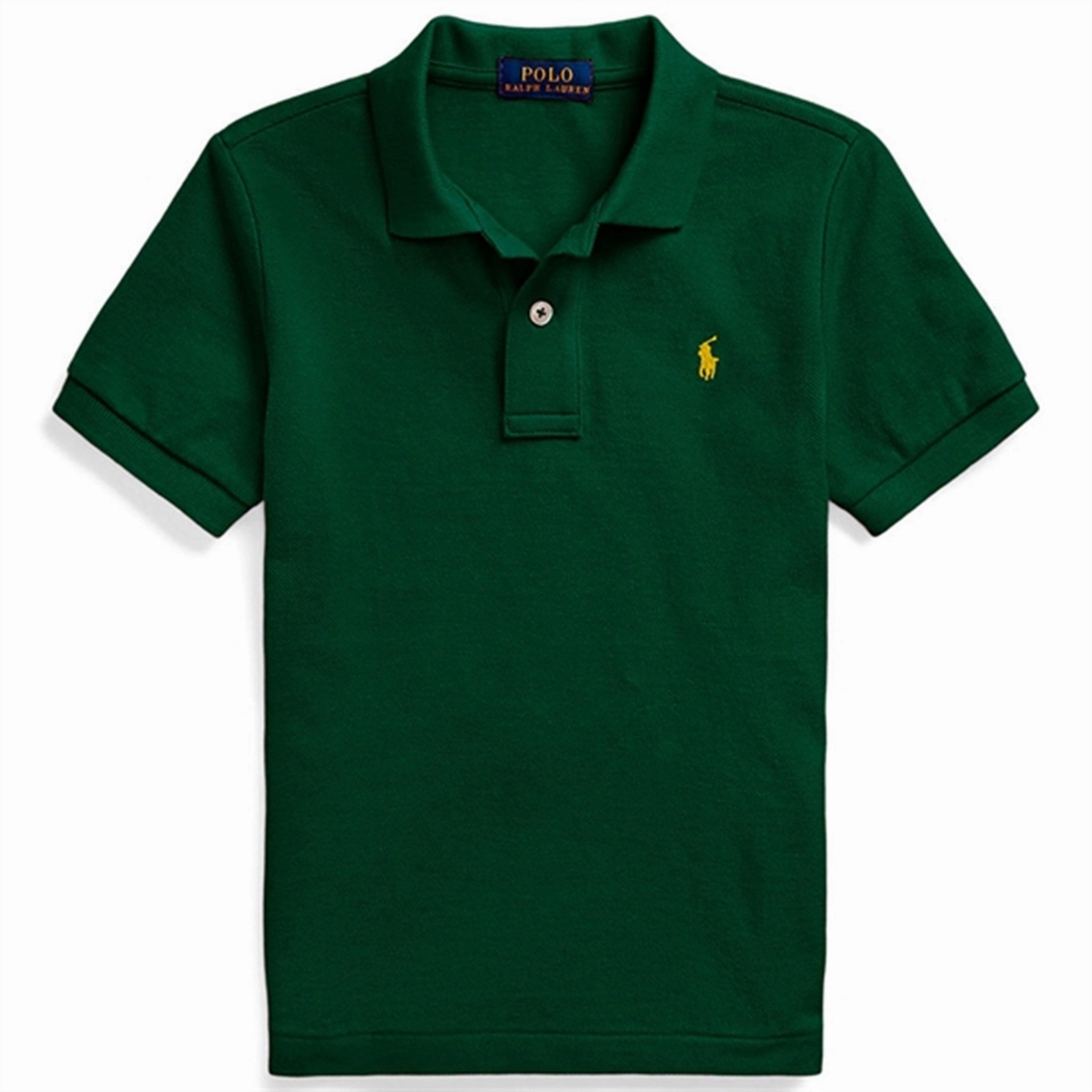 Polo Ralph Lauren Boy Slim Polo T-Shirt Moss Agate Club Attire