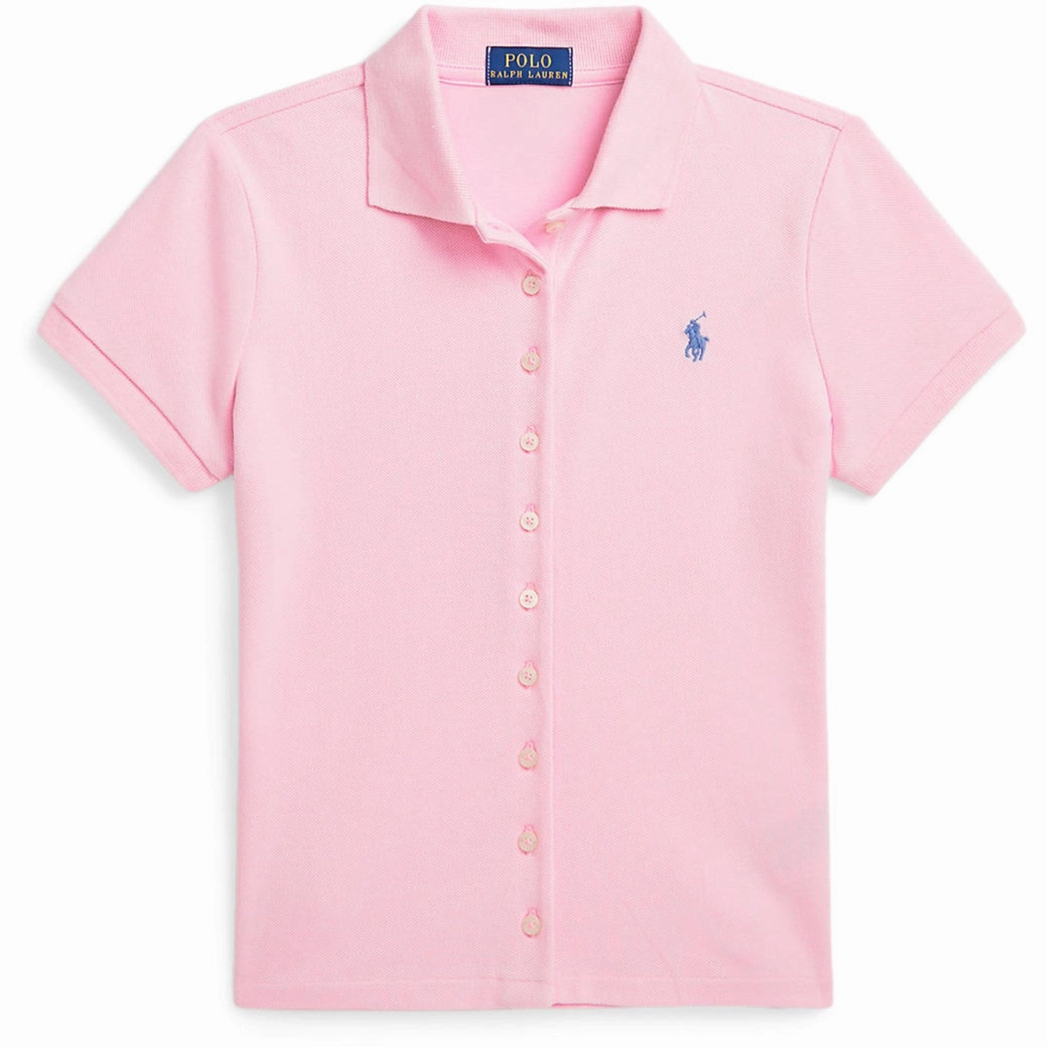 Smart Office Polo Ralph Lauren Carmel Pink/Harbor Island Blue Girl Polo Shirt