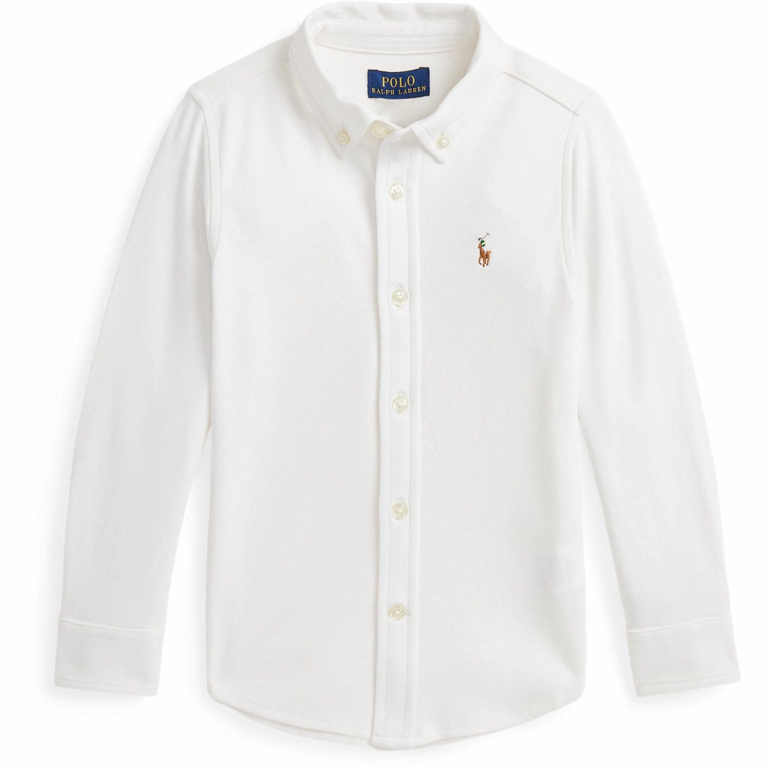 Snag Resistant Fabric Nautical Look Polo Ralph Lauren Deckwash white Sport Shirt