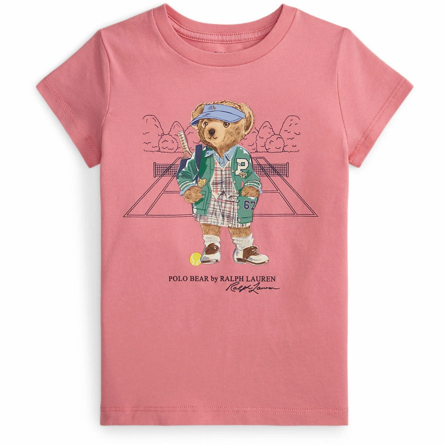 Travel Trend Fashion Top Polo Ralph Lauren Faded Peony Bear T-Shirt