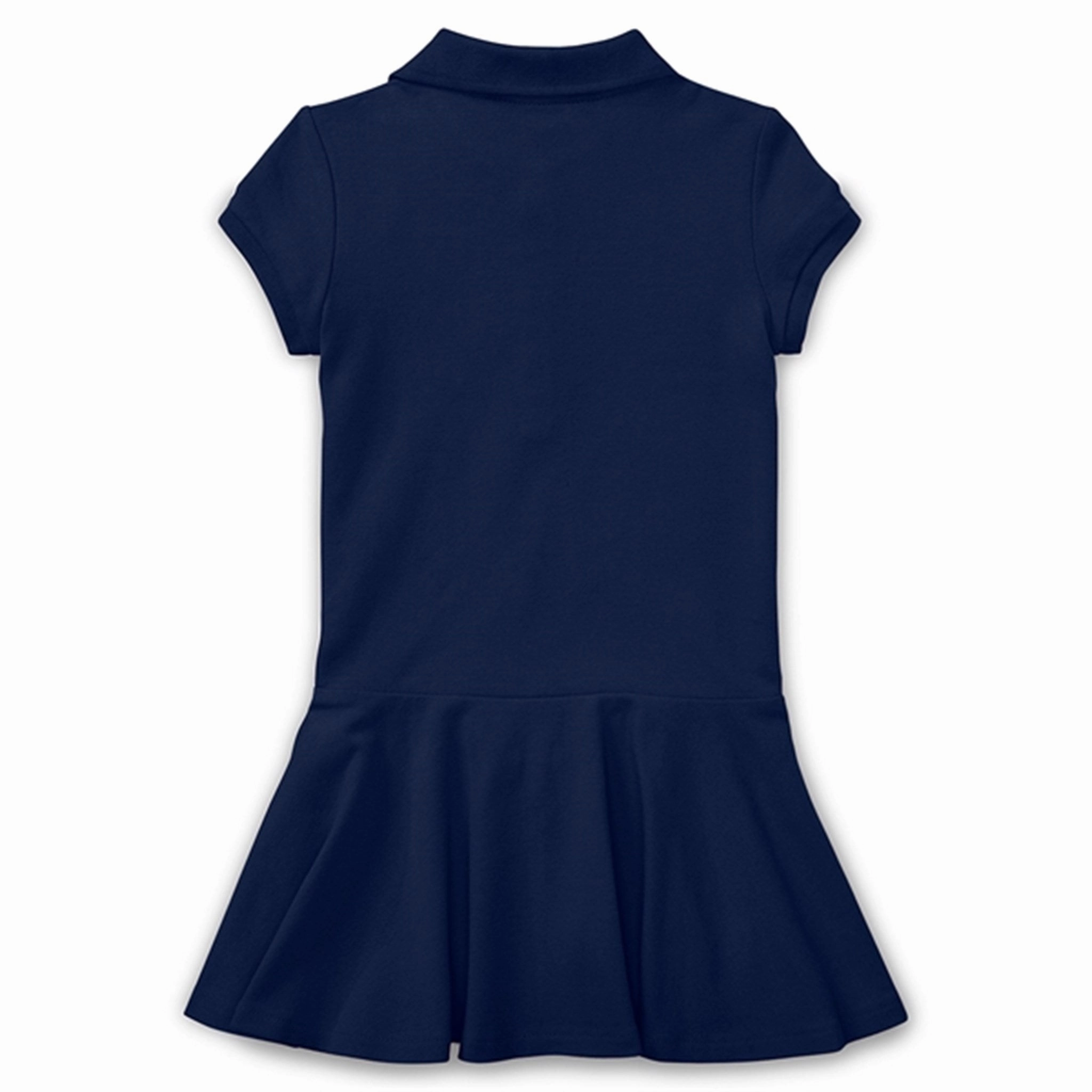 Polo Ralph Lauren Girl Dress Refined Navy Layered Comfort Wear Outdoor Style
