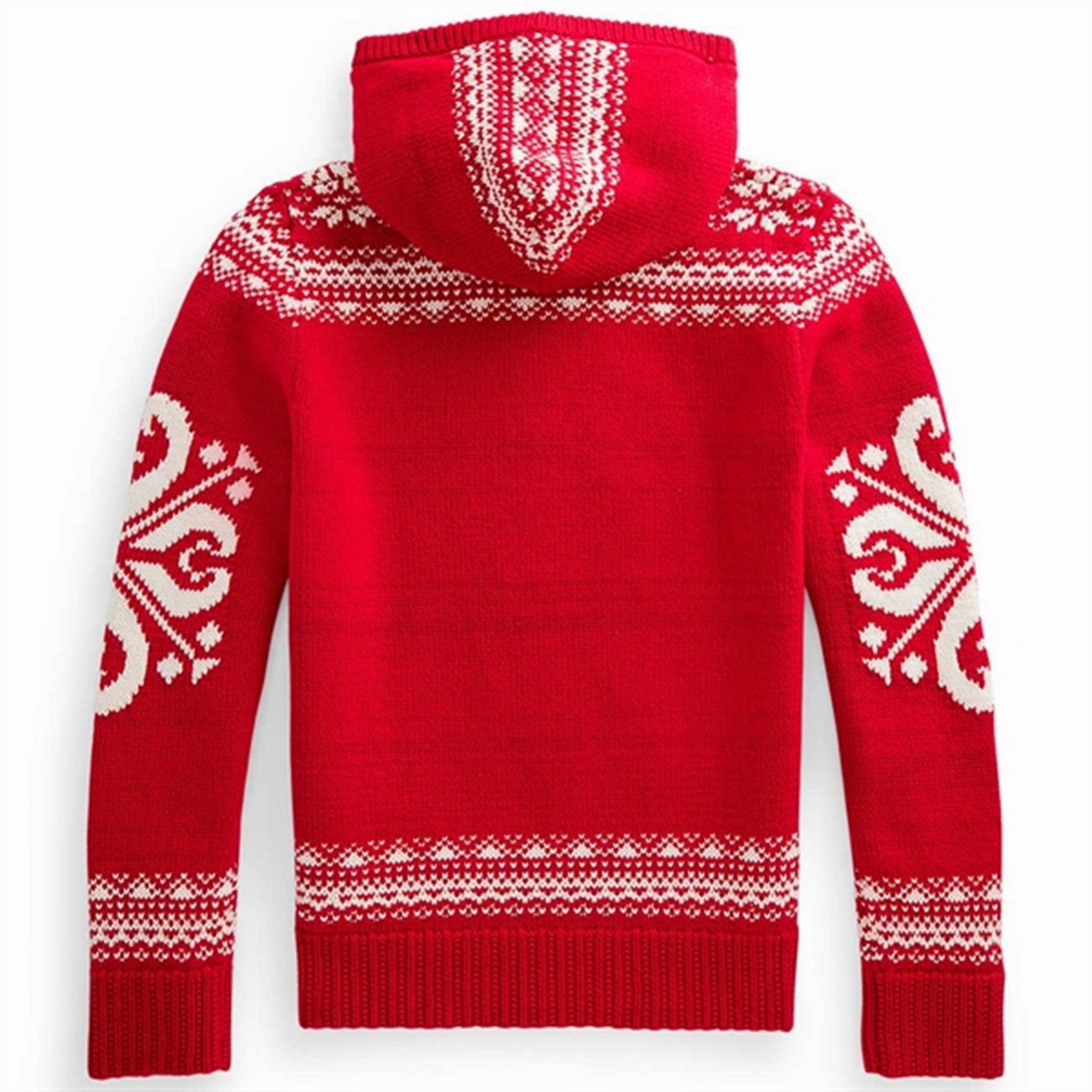 Stylish Accessory Canadian style Polo Ralph Lauren Girl Long Sleeved Knit Hoodie Red