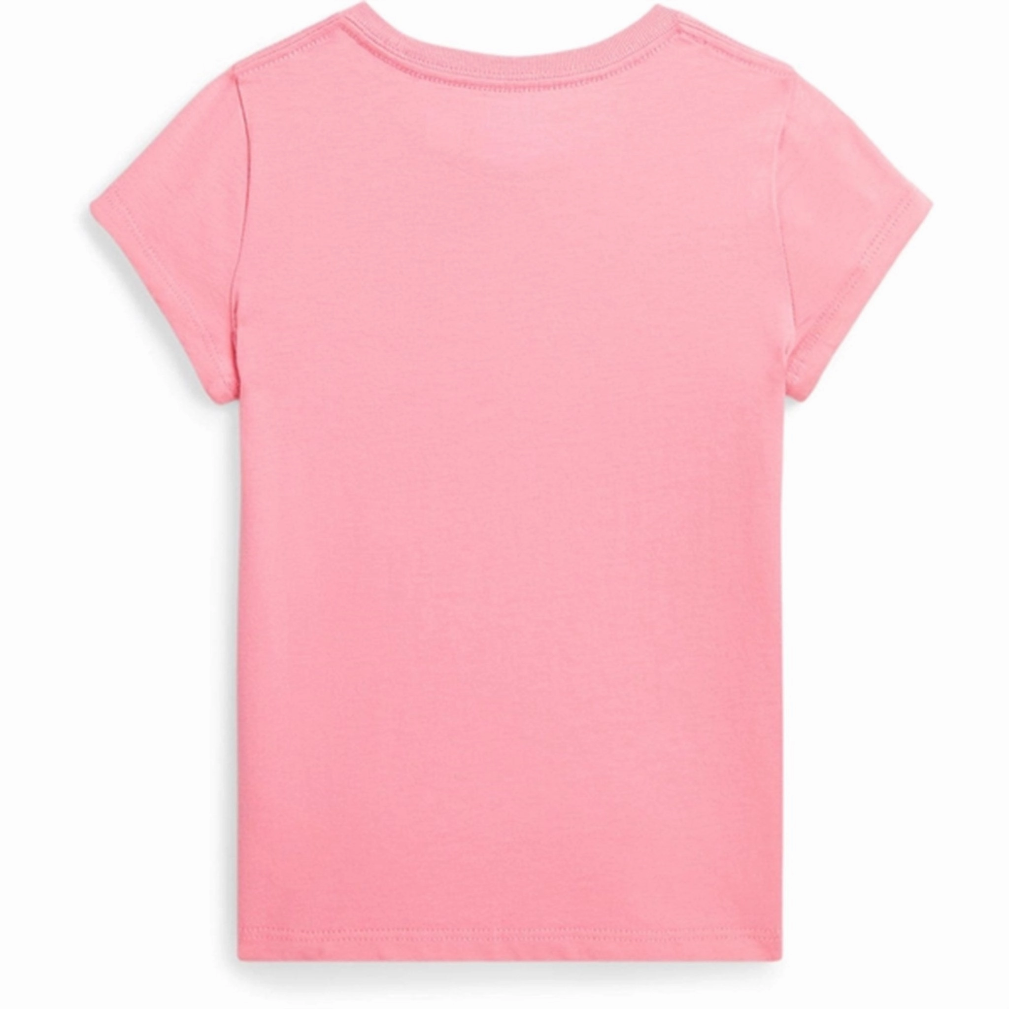 Polo Ralph Lauren Girl T-Shirt Florida Pink Oasis Yellow EasyCare Fabric