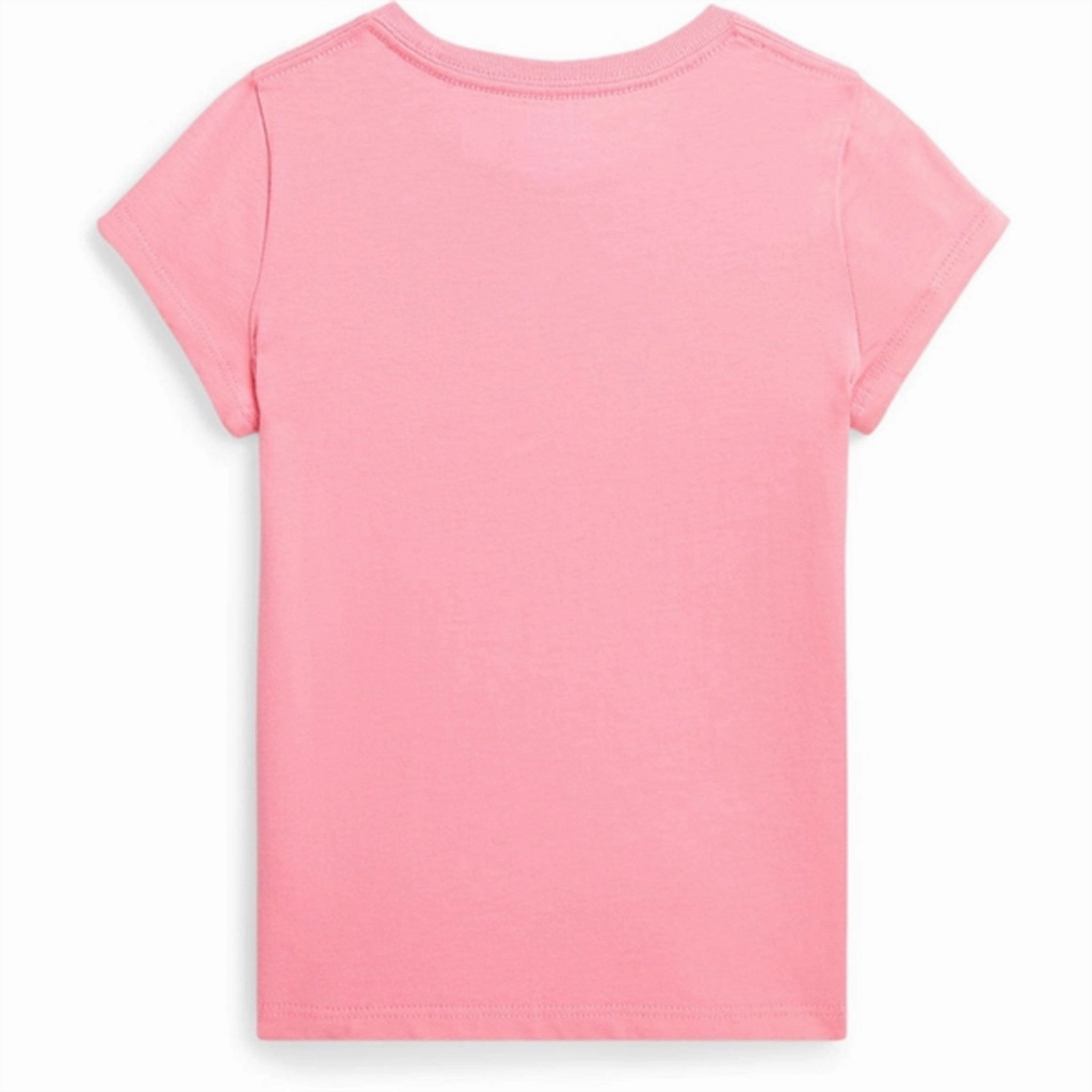 Soft Material Polo Ralph Lauren Girl T-Shirt Florida Pink Oasis Yellow
