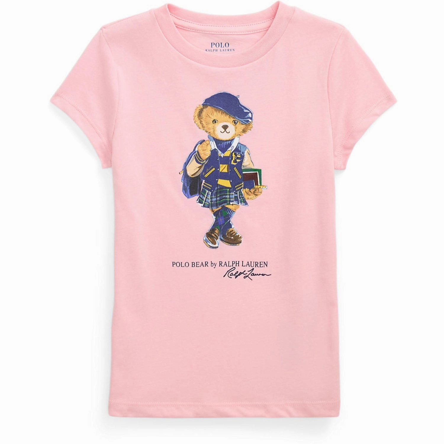 Polo Ralph Lauren Hint Of Pink Girl T-Shirt Textured Surface