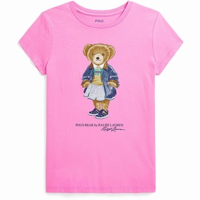 Easy Style Wear Polo Ralph Lauren Laguna Pink Girl T-Shirt
