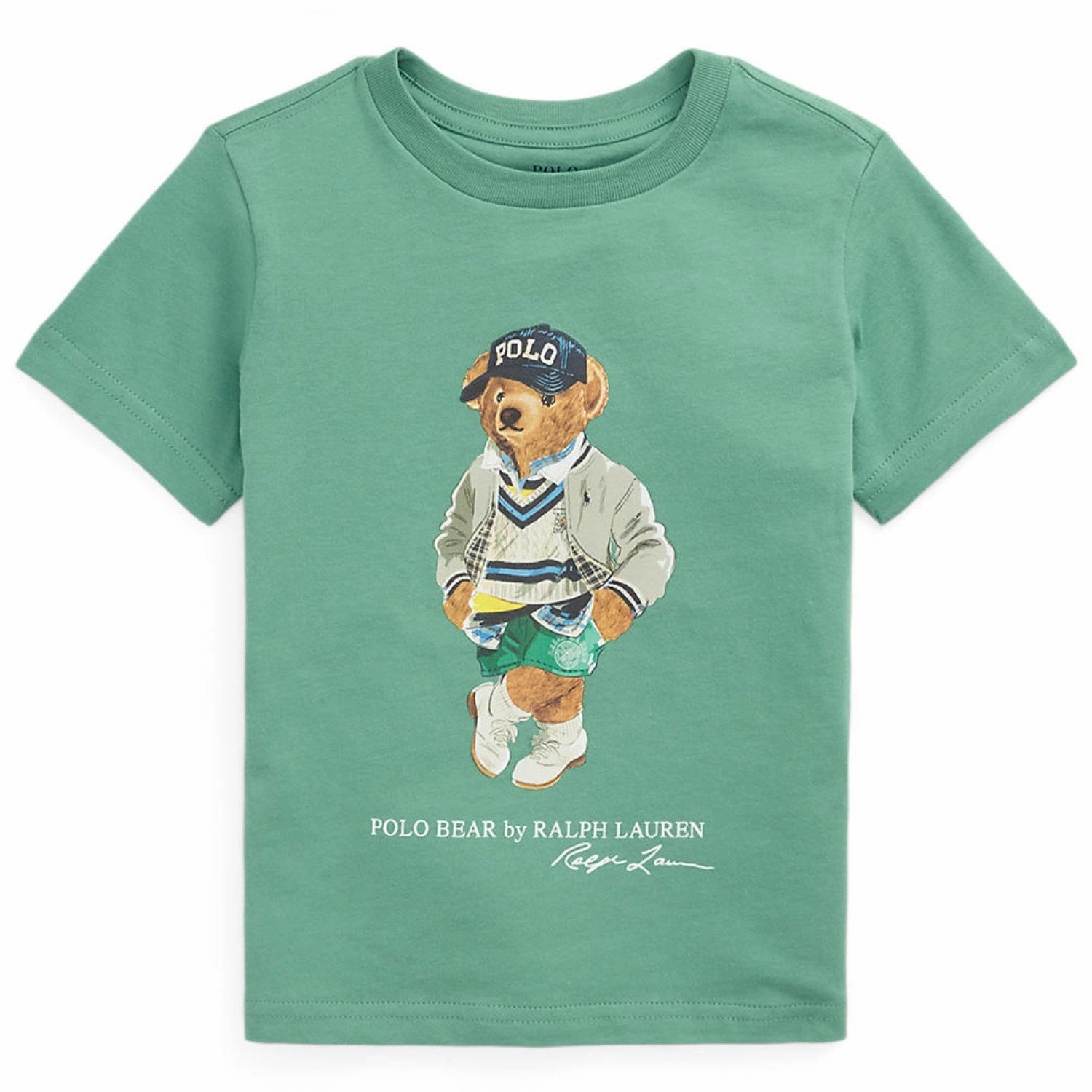Polo Ralph Lauren Pf25 Fairway Green Bear T-Shirt Comfy Casual Wear