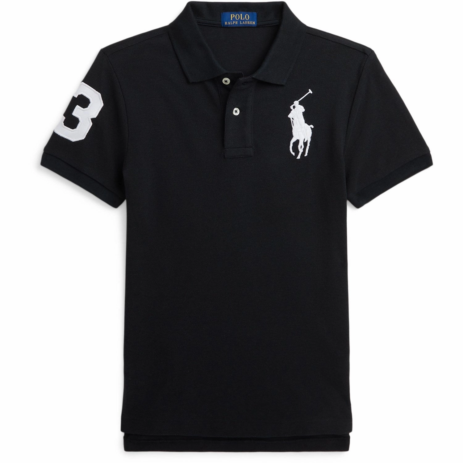 Breathable Textile Golf Style Polo Ralph Lauren Polo Black Slim Polo T-Shirt