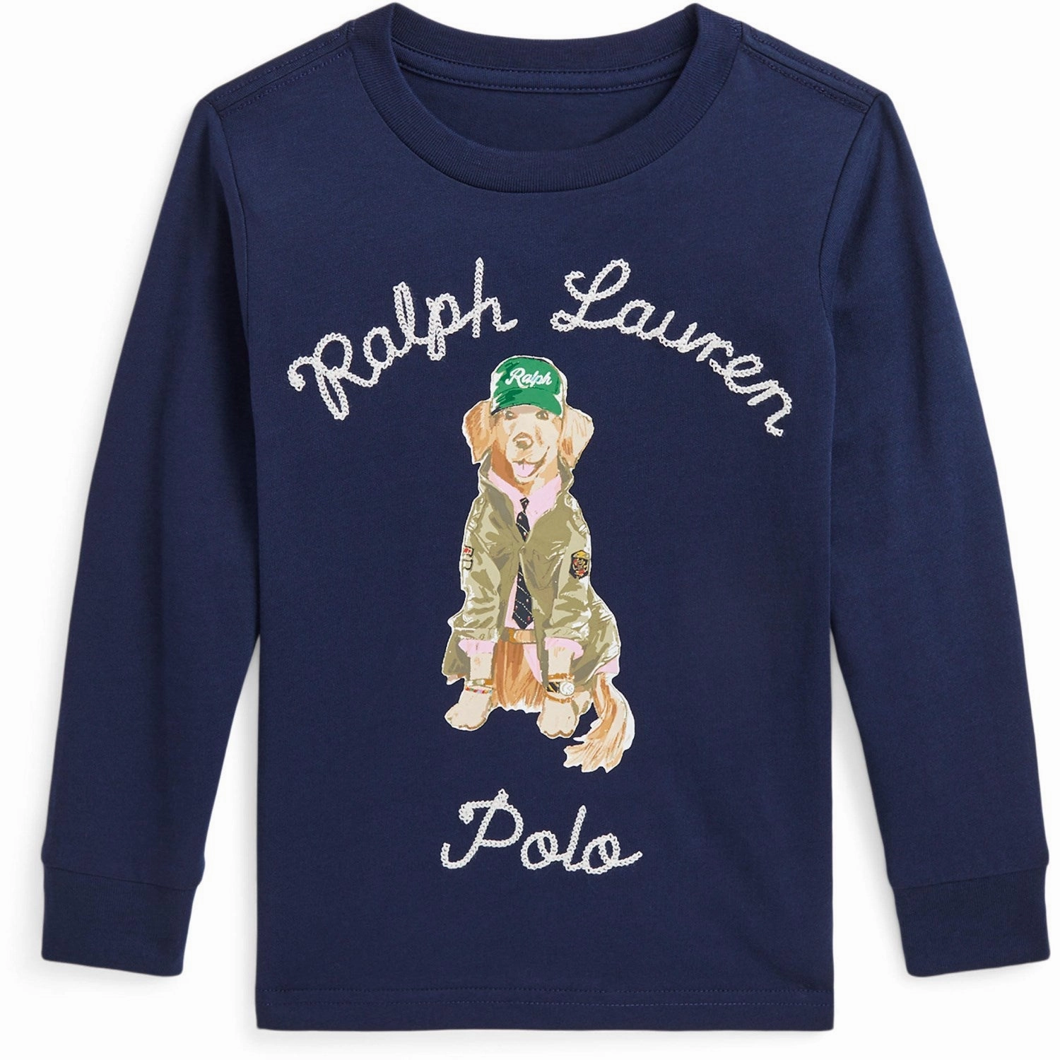 Polo Ralph Lauren Refined Navy Blouse Premium Finish