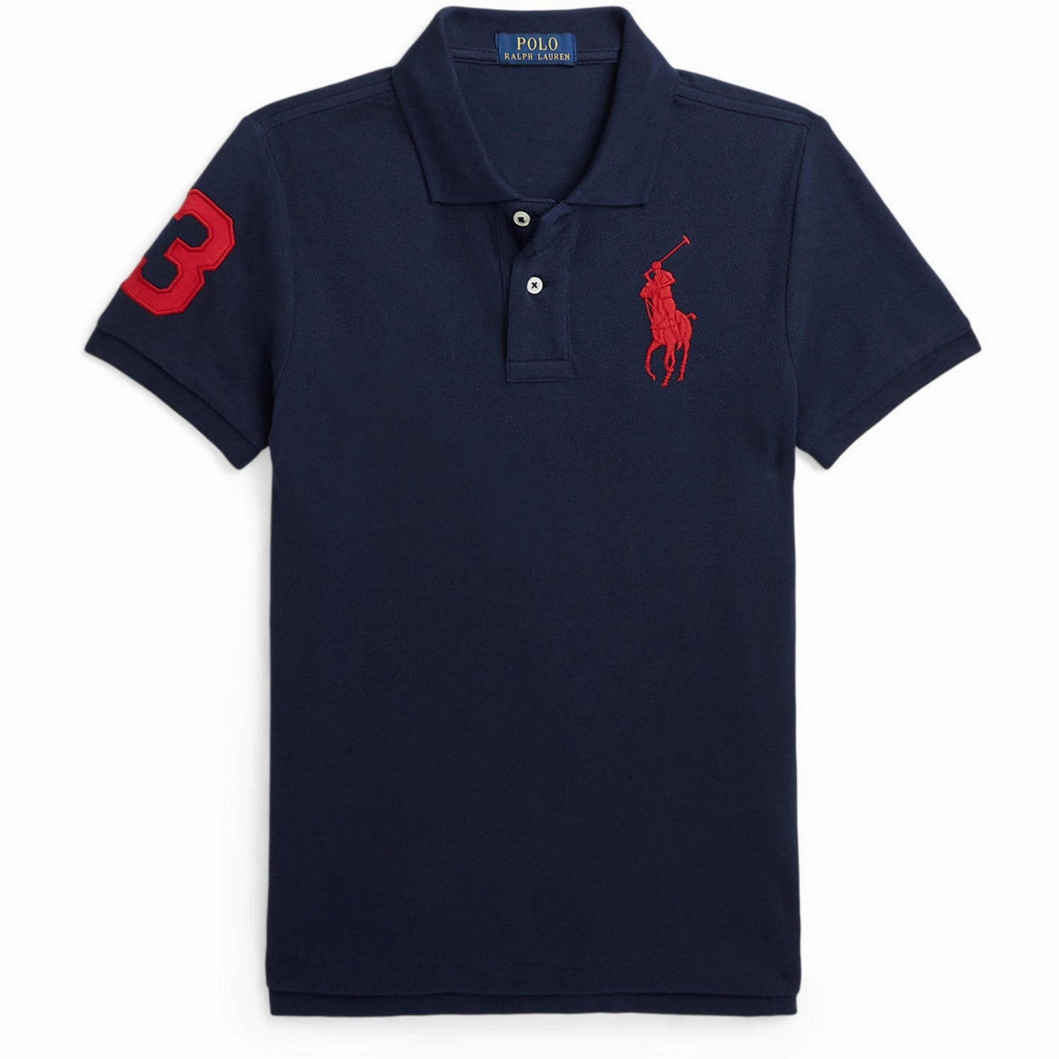 Golf Outfit Polo Ralph Lauren Refined Navy/C3870 Boy Polo Shirt