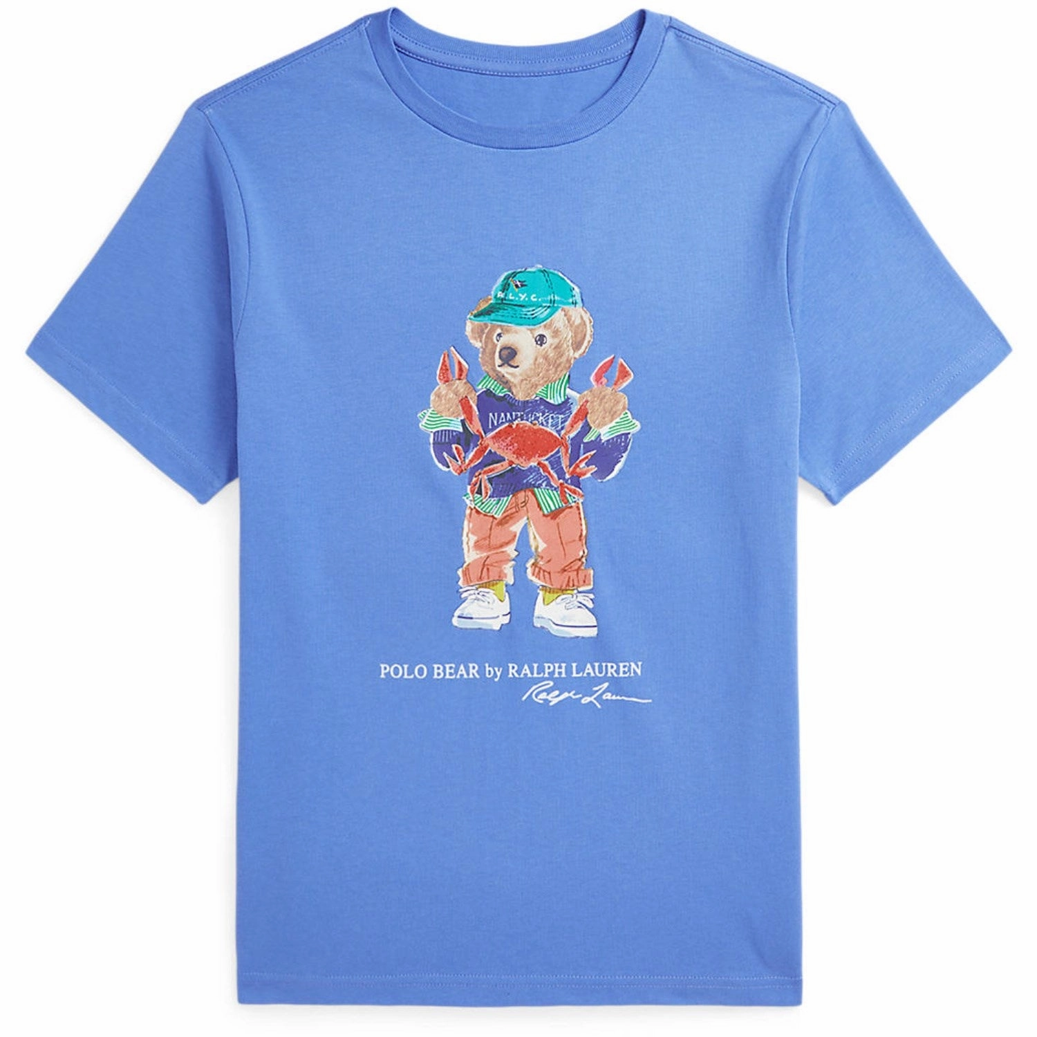 Simple Comfort Look Cozy Look Wear Polo Ralph Lauren Scottsdale Blue Bear Boy T-Shirt