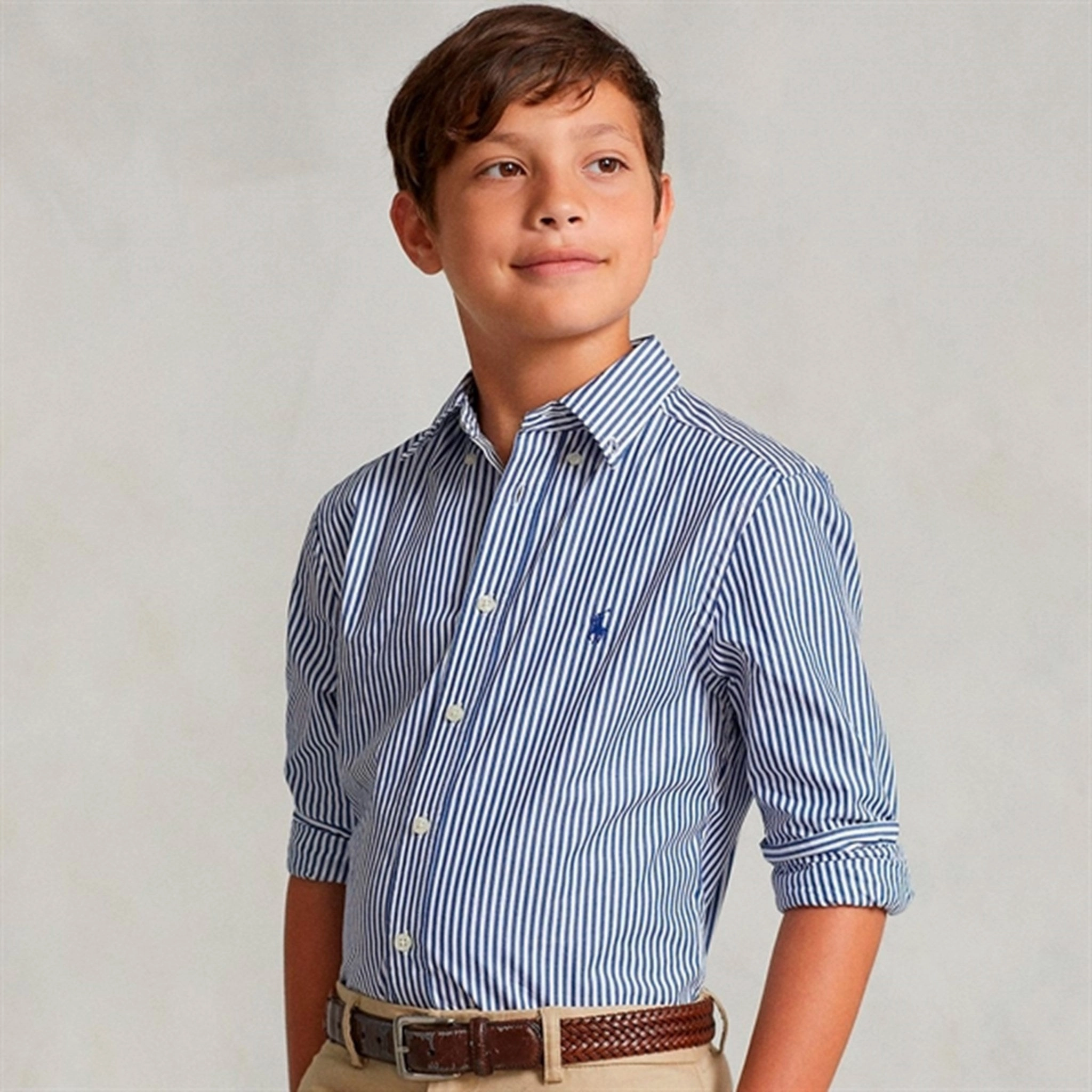 Solid Color Printed design Polo Ralph Lauren Shirt Navy