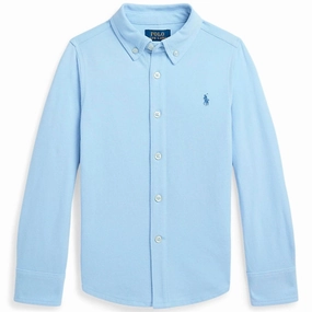 Effortless Style Polo Ralph Lauren Sport Shirt Estate Blue