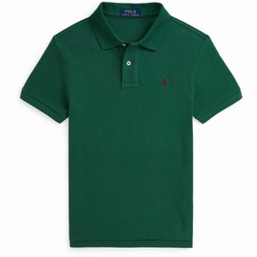 Button Down Collar Polo Ralph Lauren Stuart Green Slim Polo T-Shirt