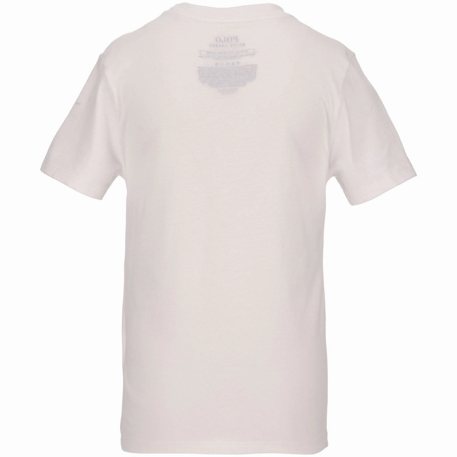 Polo Ralph Lauren White 2 Pack Cotton Crew T-Shirt Outdoor Leisure Look Colorfast Material
