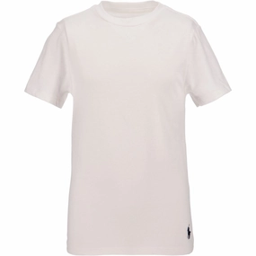Polo Ralph Lauren White 2 Pack Cotton Crew T-Shirt Machine washable Easy Comfort