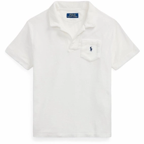 Premium Cotton Golf Outfit Polo Ralph Lauren White/C7976 Boy Polo Shirt