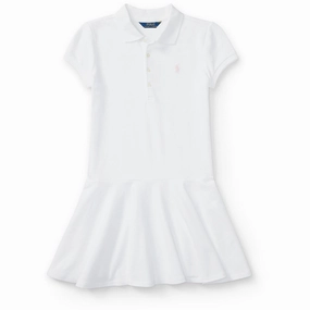 Editor??s-Pick Polo Ralph Lauren White Girl Day Dress