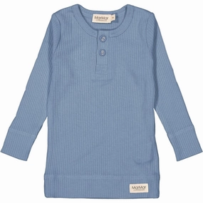 MarMar Modal Storm Cloud Blouse Distressed finish