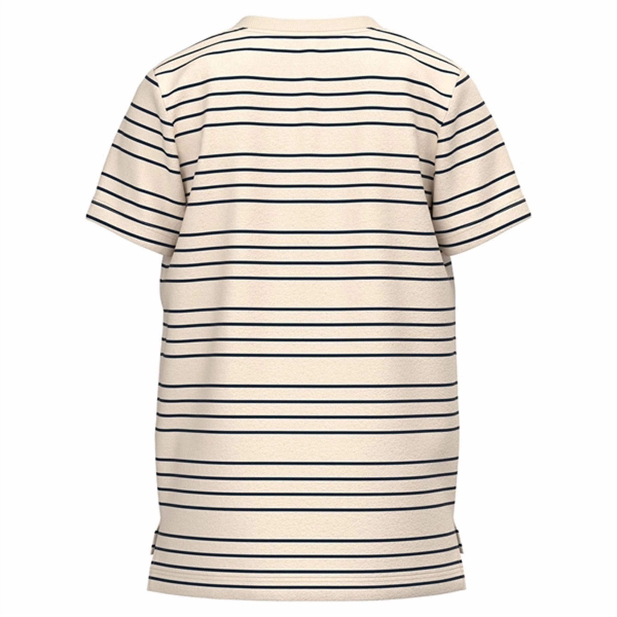 Name it Whitecap Gray Dark Sapphire Stripes Voby T-Shirt Comfortable And Trendy Casual Look