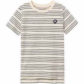 Name it Whitecap Gray Dark Sapphire Stripes Voby T-Shirt Soft Touch Fabric Urban Fashion Look