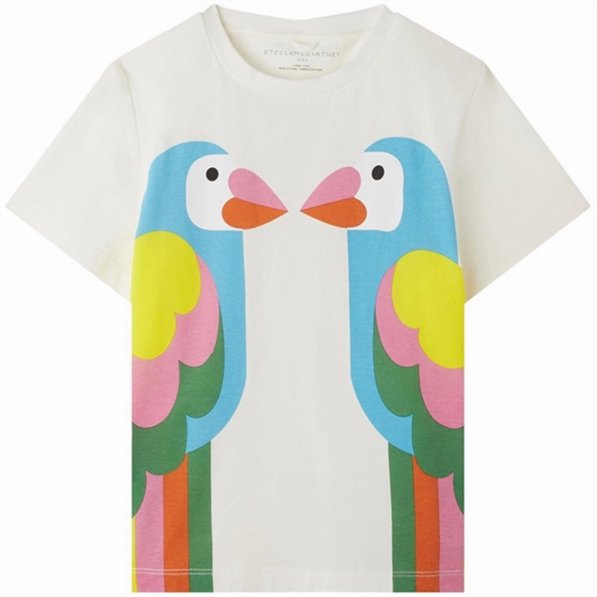 Anti Static Treatment Travel Light Stella McCartney Ivory T-Shirt
