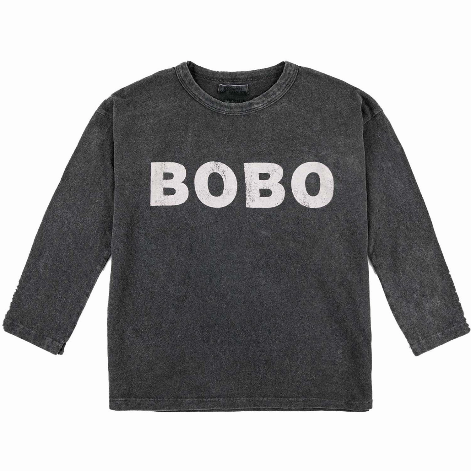 Athleisure Trend Bobo Choses Dark Grey Long Sleeve T-shirt