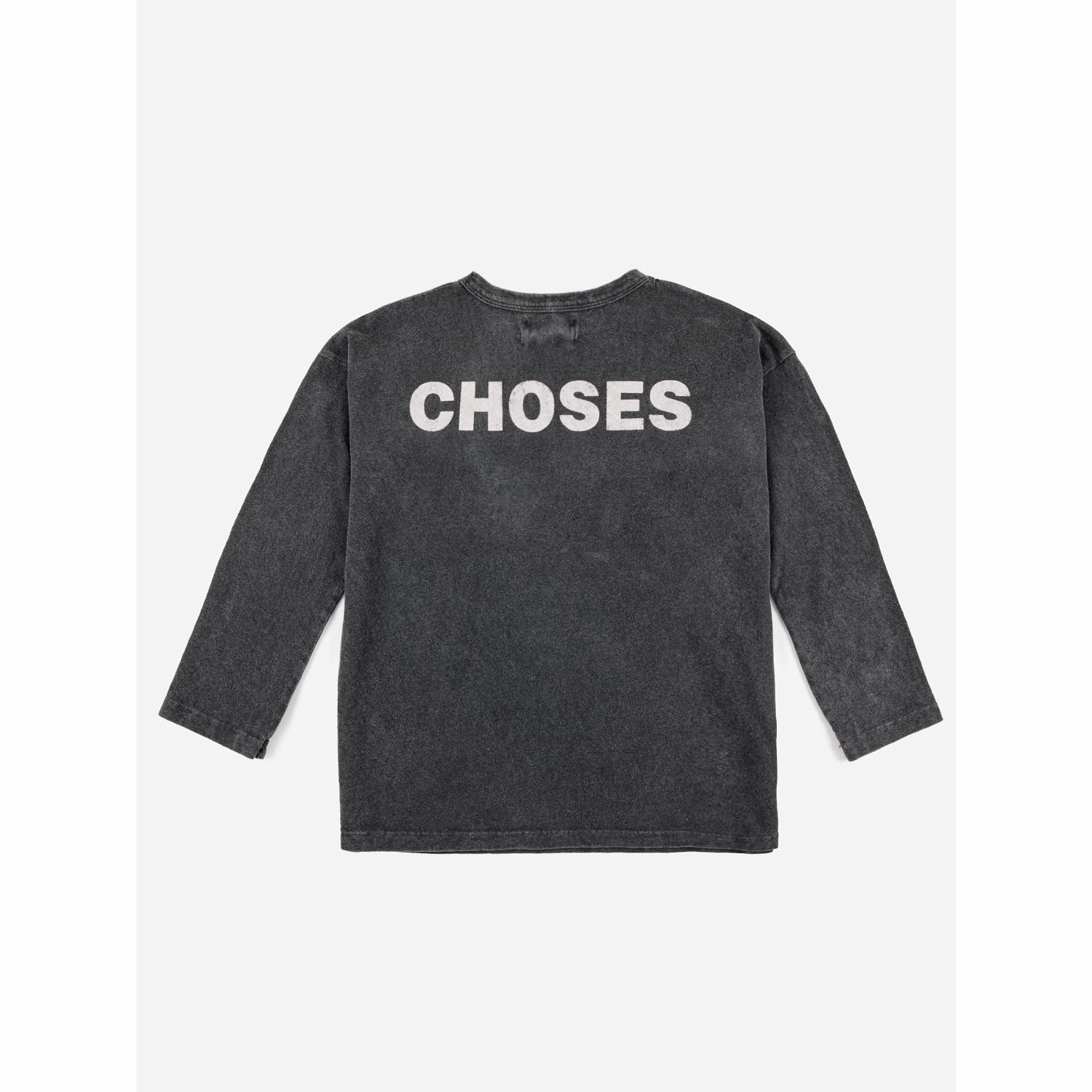 Ultra Soft Interior Bobo Choses Dark Grey Long Sleeve T-shirt