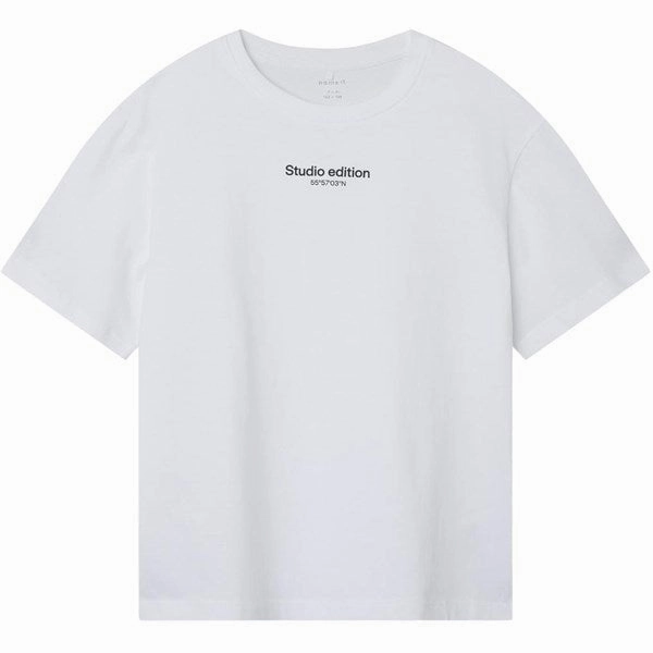 Simple yet stylish Name it Bright White Brody T-Shirt Noos
