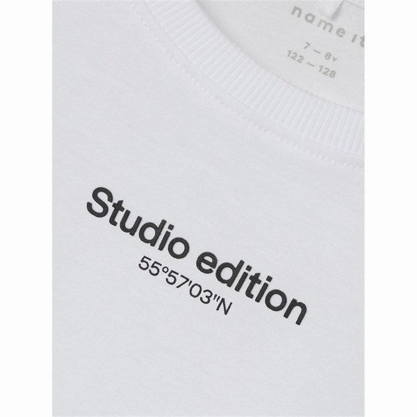 Button Down Name it Bright White Brody T-Shirt Noos